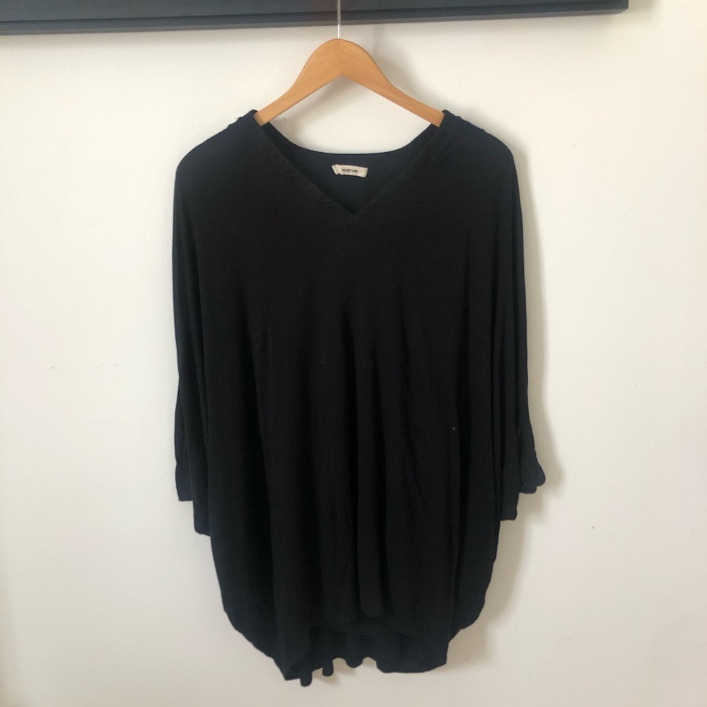 Helmut Lang top - wing sleeve